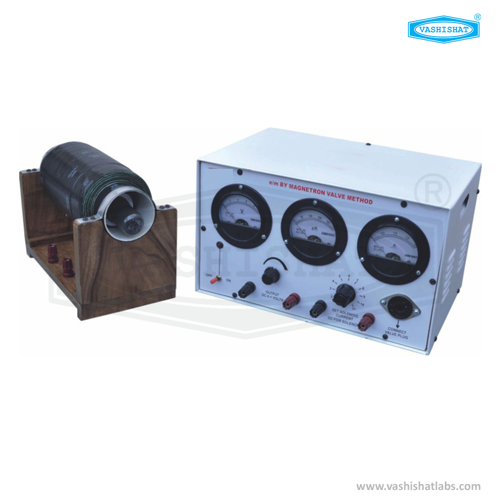  To determine the specific charge e/m of an electron using the short solenoid by magnetron valve method
